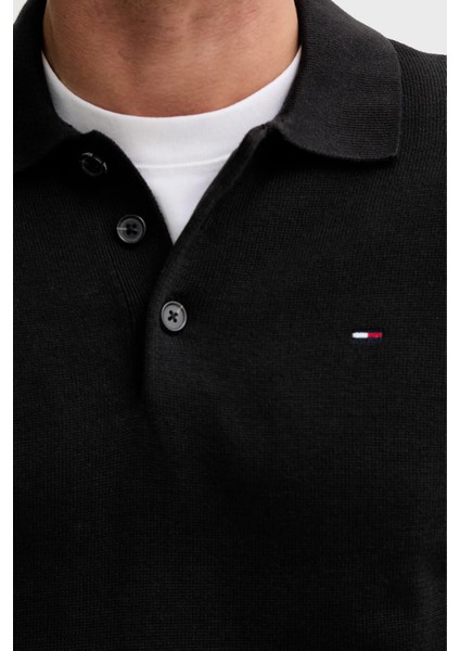 % 100 Pamuk Regular Fit Düğmeli Polo Yaka Kazak Erkek Polo Yaka Kazak DM0DM20304 Bds indirimleri