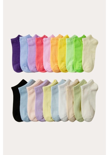 Kadın 10'lu Step Çorap Çok Renkli fiyatları