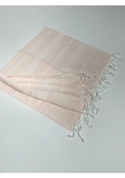 Pembe Çizgili %100 Pamuk Peştemal – Plaj, Hamam ve Spa Kullanımı Için modelleri