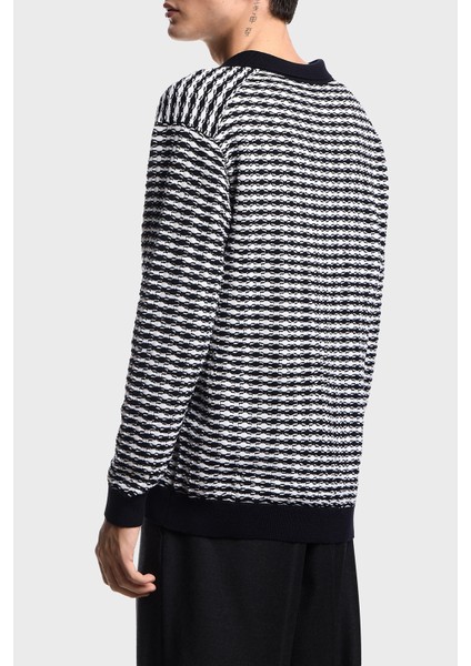 Yün Karışımlı Regular Fit Düğmeli Polo Yaka Kazak Erkek Kazak EM003518 AF19833 F0015 modelleri