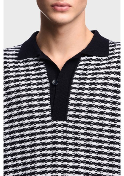 Yün Karışımlı Regular Fit Düğmeli Polo Yaka Kazak Erkek Kazak EM003518 AF19833 F0015 fırsatları