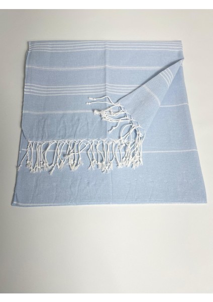 Mavi Çizgili %100 Pamuk Peştemal – Plaj, Hamam ve Spa Kullanımı Için fırsatları