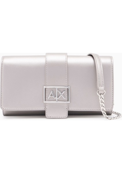 Logolu Çıkarılabilir Zincir Askılı Portföy Cüzdan Bayan CÜZDAN XW000358 AF12039 U8097