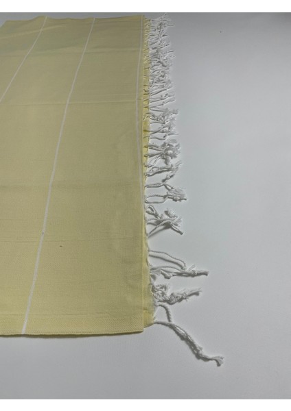 Sarı Çizgili %100 Pamuk Peştemal – Plaj, Hamam ve Spa Kullanımı Için fırsatları