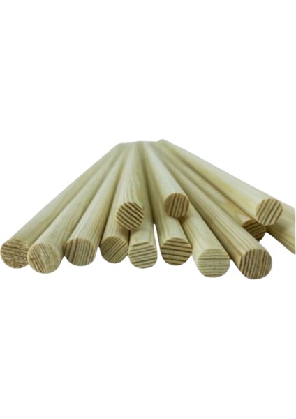 Sarı Çam Ahşap Ok Çubuğu (Şaft) 80 cm 5/16 Çap 5 Adet – Geleneksel Okçuluk Için 35-40 Lbs modelleri