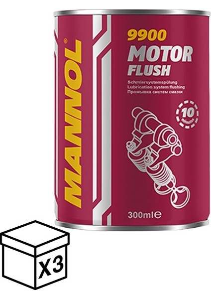 MN9900-0.30ME Motor Flush (Metal) 300 ml 3 Adet