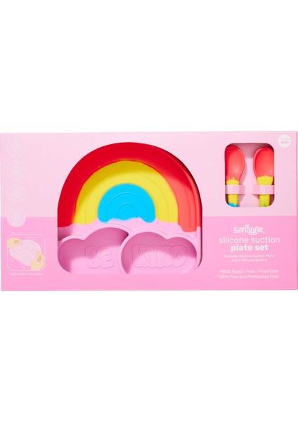 Smiggle - Big Dream Silikon Yemek Tabağı Seti