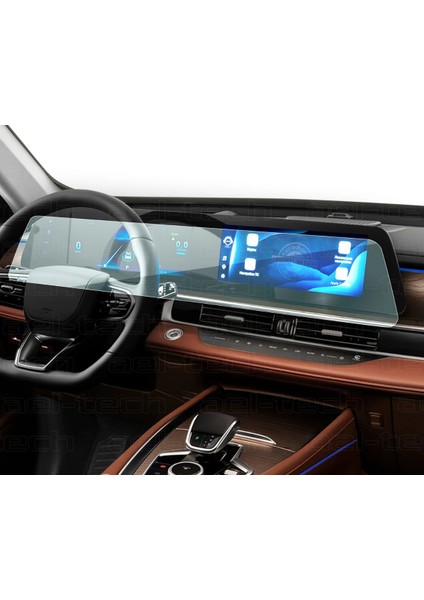 Chery Tıggo 7 Pro Max 2025 Dijital Gösterge ve Multimedya Uyumlu Nano Ekran Koruyucu