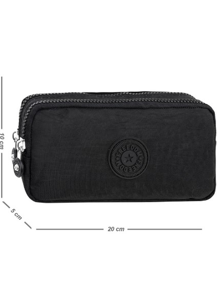 Unisex Krinkıl Kumaş Kalemlik – Su Geçirmez, Dayanıklı, Çift Bölmeli, Çok Gözlü Kalem Kutusu | Okul ve Ofis Kullanımı Için Hafif ve Geniş Iç Hacimli Tasarım fiyatları