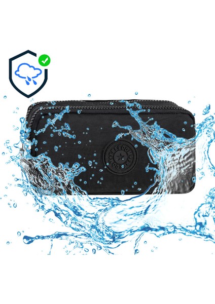 Unisex Krinkıl Kumaş Kalemlik – Su Geçirmez, Dayanıklı, Çift Bölmeli, Çok Gözlü Kalem Kutusu | Okul ve Ofis Kullanımı Için Hafif ve Geniş Iç Hacimli Tasarım indirimleri