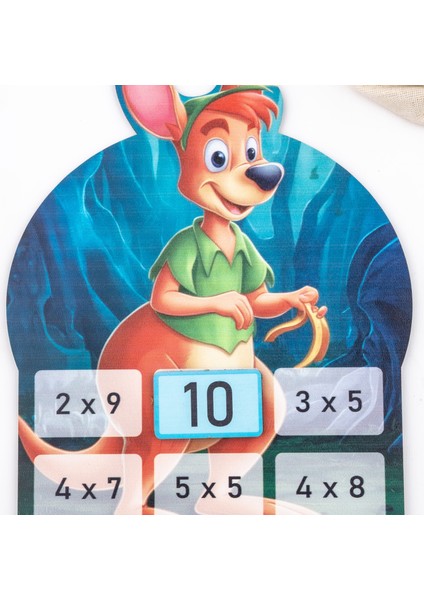 Kanguru Matematik Masallara Çarpıldık Oyunu - Çarpım Tablosu Öğrenme | 2-4 Oyuncu | Müfredata Uyumlu / 7-9 Yaş indirimleri