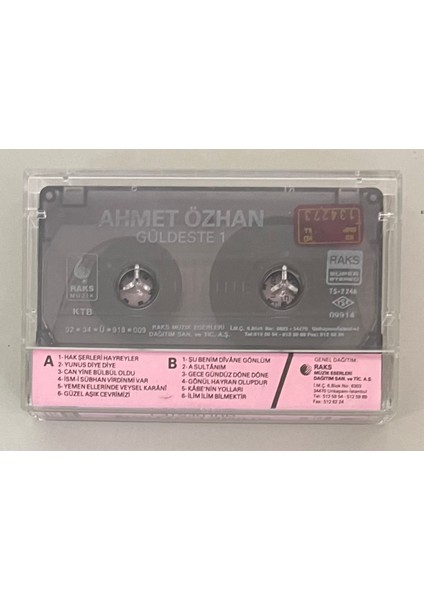 Ahmet Özhan Güldeste 1 Kaset (Orijinal Dönem Baskı Kaset) fiyatları
