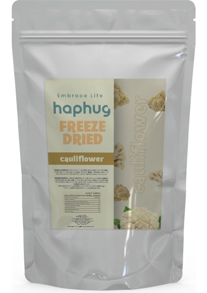 Freeze Dried Dondurularak Kurutulmuş Karnabahar - 150 gr