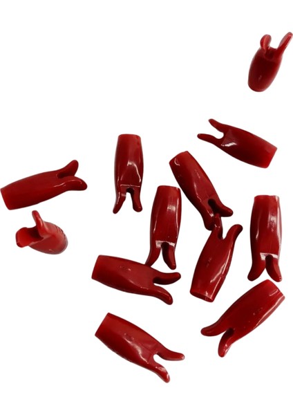 Okçubaba Koç Gez Kırmızı 5 Adet Polycarbonate Resin – Dayanıklı ve Hafif Okçuluk Gezi