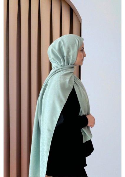 Çiçek Desen Jakar Şal - Sarqa Scarft