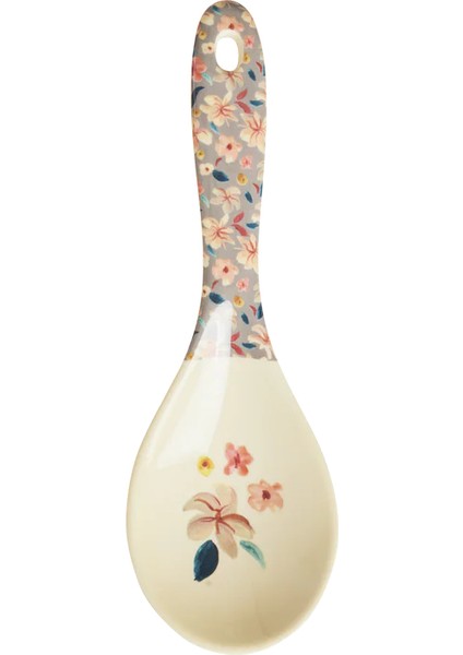 Salata Servis Kaşığı - Pembe Çiçek