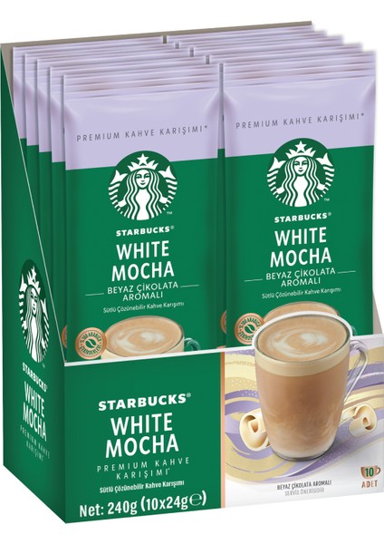 White Mocha Premium Kahve Karışımı 24 gr x 40 Paket modelleri