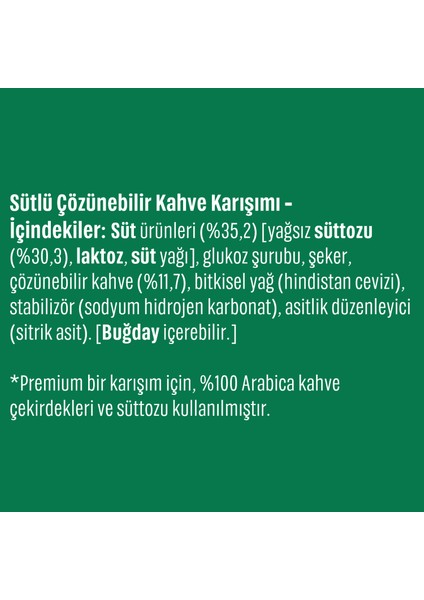 Cappuccino Premium Kahve Karışımı 18G indirimleri