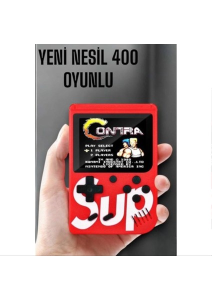 Çocuklara Özel Sup 400 Oyunlu Mini Oyun Konsolu
