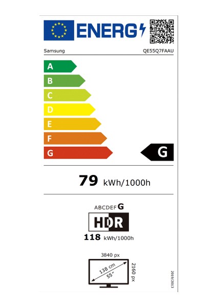 55Q7FA 55'' 139 Ekran Uydu Alıcılı 4K Ultra HD Tizen Smart QLED TV