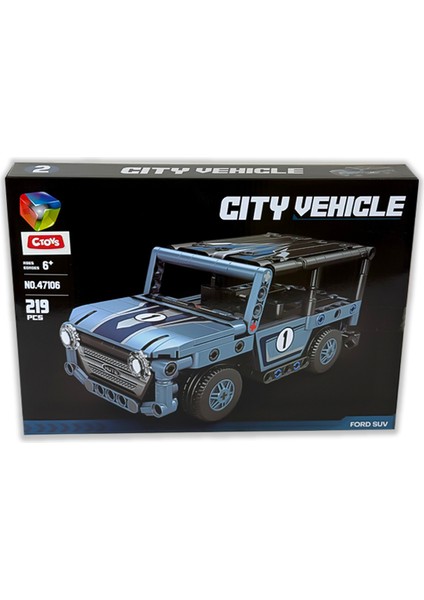 City Vehicle Ford Suv 219 Parça 47106