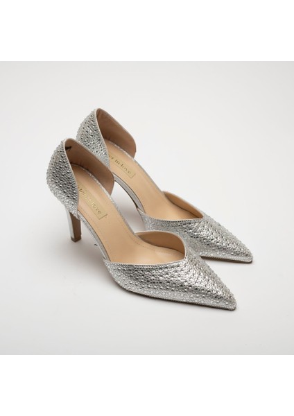 Albertina Taş Detaylı Topuklu Ayakkabı modelleri