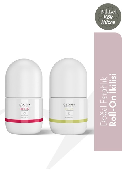 Bitkisel Kök Hücre Roll-On Set Limon Otu Itır