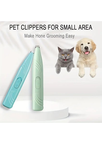 Kedi/köpekler Için Profesyonel Tıraş Makinesi (Pati ve Hassas Bölgeler)2 Adet Pil modelleri