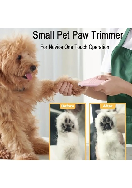 Kedi/köpekler Için Profesyonel Tıraş Makinesi (Pati ve Hassas Bölgeler)2 Adet Pil fırsatları