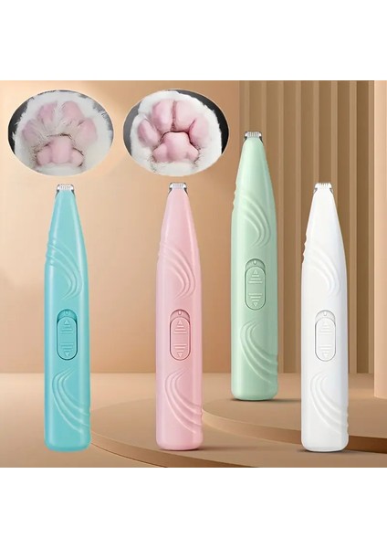 Kedi/köpekler Için Profesyonel Tıraş Makinesi (Pati ve Hassas Bölgeler)2 Adet Pil indirimleri