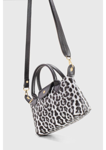 Leopar Siyah El Ve Omuz Çok Yönlü Pu Deri Çapraz Asklı Çanta 255 fiyatları