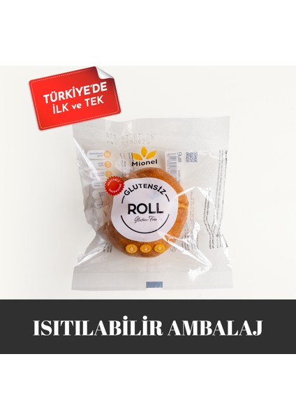 Glutensiz Roll 20 x 50 gram 'Isıtılabilir Ambalaj'