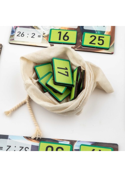 Kanguru Matematik Mesleğini Seç Oyunu-Bölme Işlemi Öğrenme| 2-5 Oyuncu | Ilkokul Müfredatına Uyumlu / 7-9 Yaş fiyatları