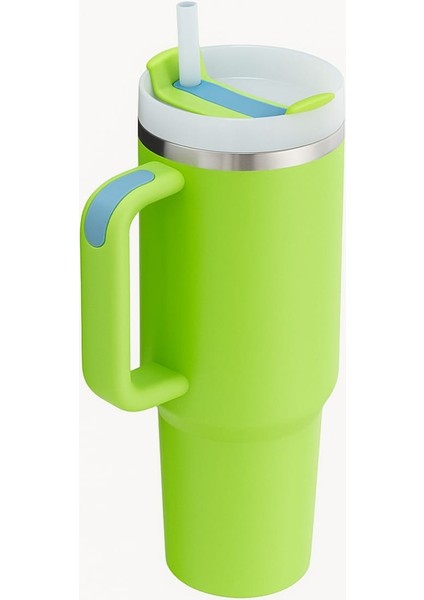 Quencher H2.0 Termos Bardak 30 Oz (887 Ml) – Neon Yeşil