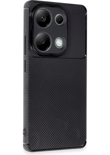 Xiaomi Redmi Note 13 Pro 4g Kılıf Auto Focus Karbon Kapak - Siyah fiyatları