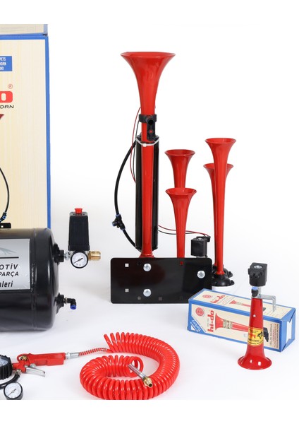 Islık + Yankılı Dadan Korna Ekipmanlı Set fiyatları