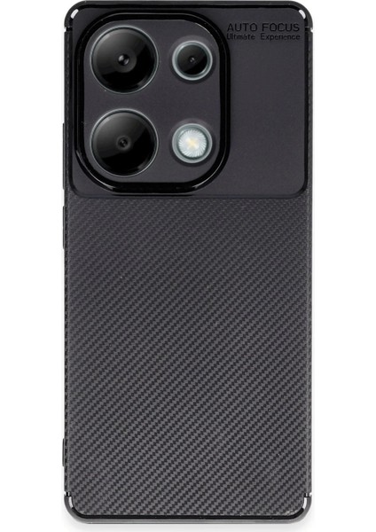 Xiaomi Redmi Note 13 Pro 4g Kılıf Auto Focus Karbon Kapak - Siyah fırsatları