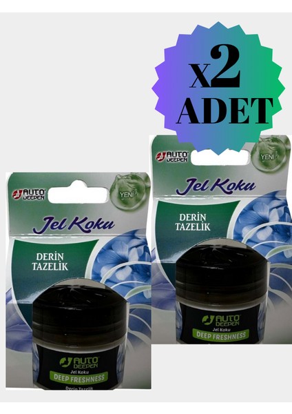 2li Derin Tazelik Deep Freshness Oto Jel Koku Oda Kokusu Araba Kokusu Oda Wc Banyo Ayakkabılık