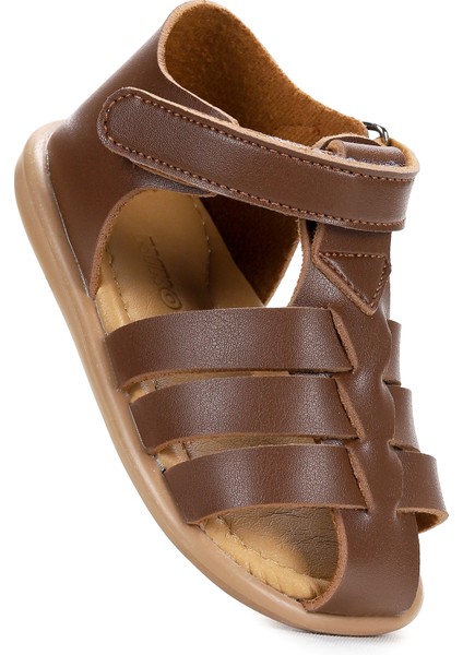 Lonpe Ilk Adım Cırtlı Erkek Bebek Sandalet