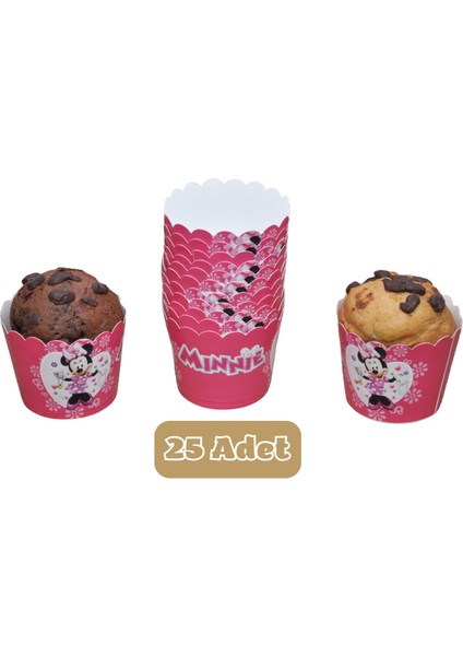 Minnie Mouse Temalı Cupcake Muffin Kalıbı