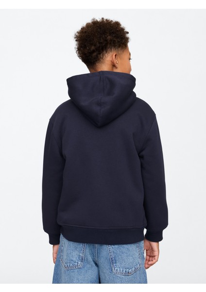 Erkek Çocuk Lacivert Vintagesoft Sherpa Fermuarlı Sweatshirt indirimleri