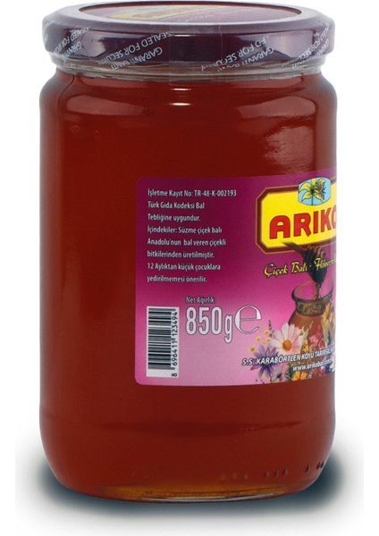 ARIKO Karabörtlen-Koop Çiçek Balı Kavanoz 850gr fiyatları