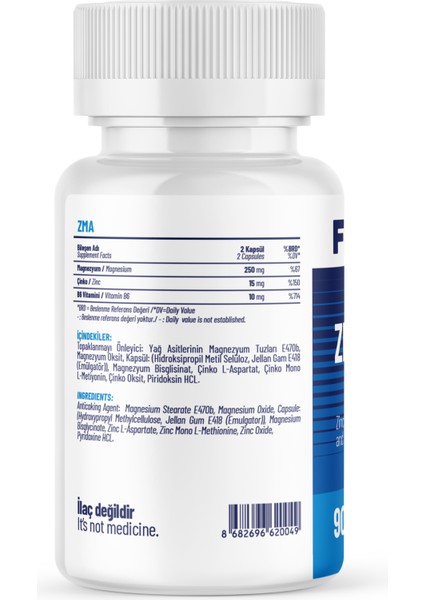 ZMA - 90 Kapsül fiyatları
