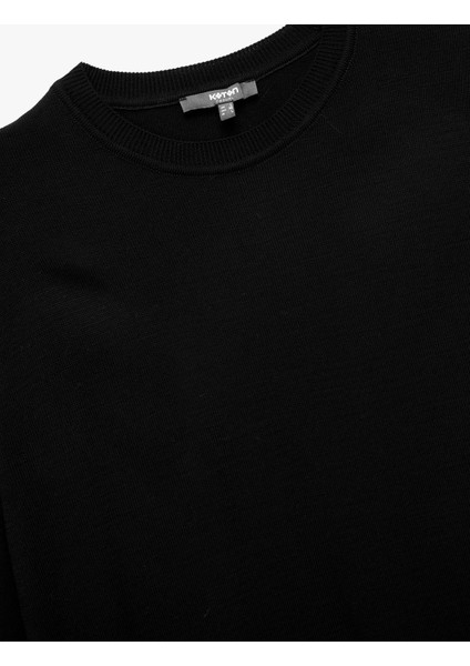 Uzun Kollu Bisiklet Yaka Basic Triko Kazak indirimleri