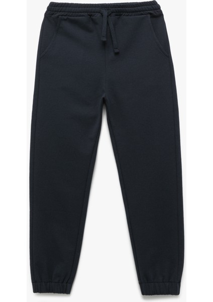 Rahat Lastikli Paça Cepli Basic Jogger Eşofman Altı