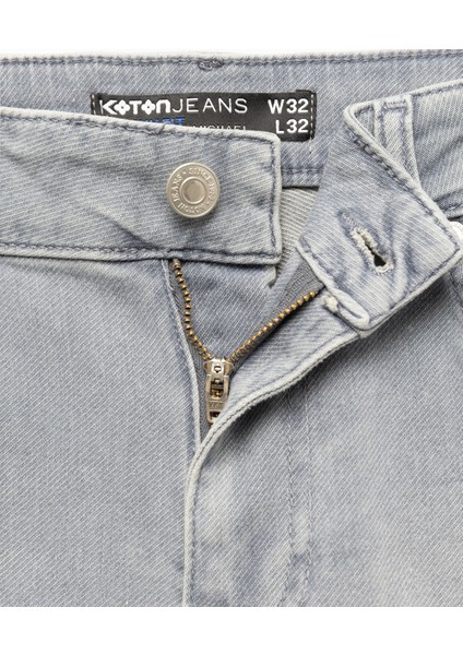 Normal Bel Pamuklu Skinny Fit Jean Pantolon - Michael Jean fırsatları