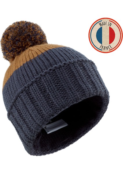 Wedze Çocuk Kayak Beresi - Kahverengi/mavi - Grand Nord 500