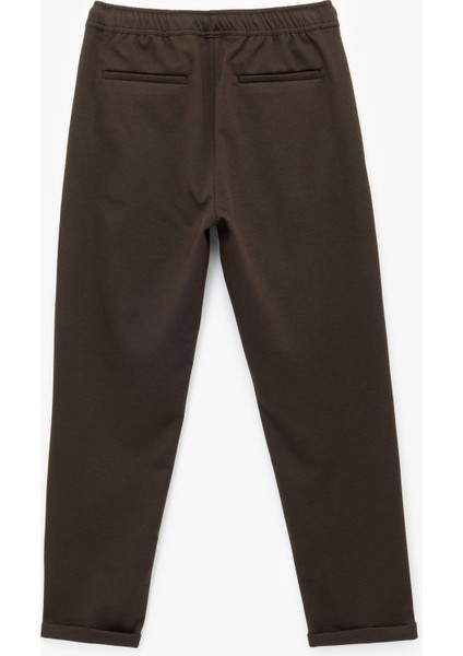 Straight Fit Pike Kumaş Cep Detaylı Beli Bağcıklı Pantolon fiyatları