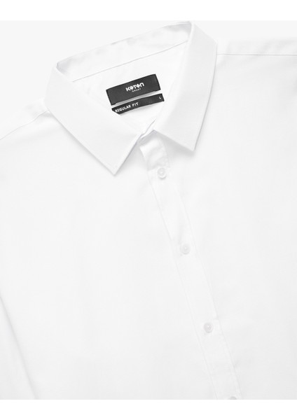Regular Fit Klasik Yaka Uzun Kollu Oxford Gömlek indirimleri
