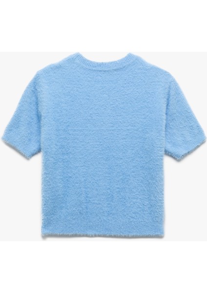 Inci Boncuk Detaylı Kısa Kollu Bisiklet Yaka Triko Kazak fiyatları